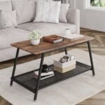 Table Basse Industrielle Bois & Métal